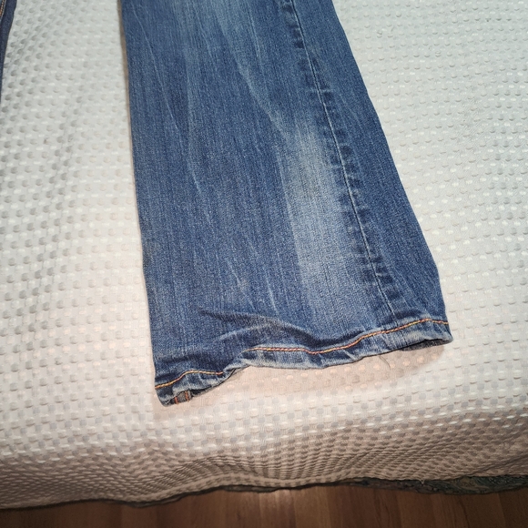 COWGIRL TUFF EUC WOMENS SZ 27 X 33 S109 DENIM BLUE JEANS PANTS - Picture 2 of 10